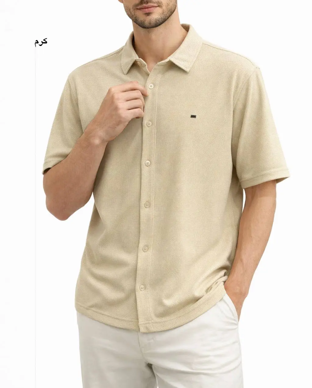 پیراهن مردانه جلو دکمه سپنتا